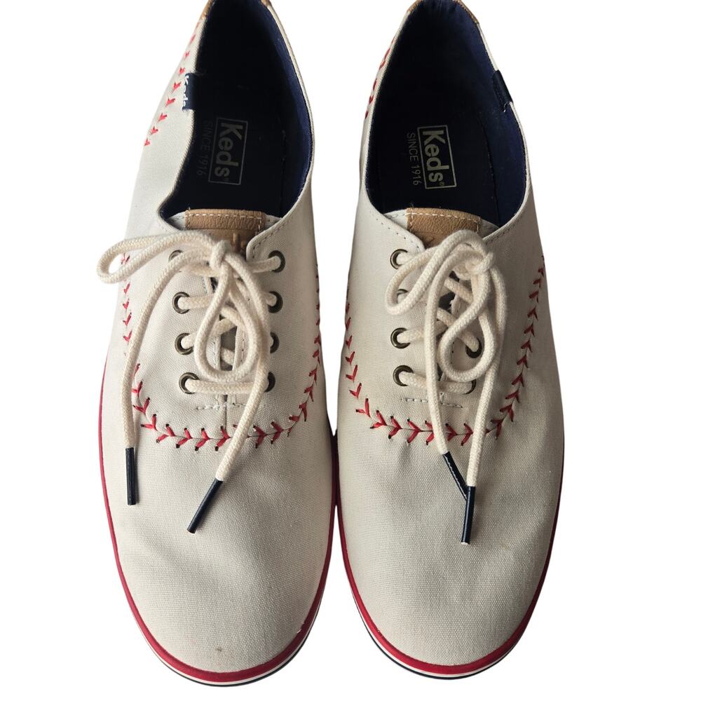 Women's Keds Baseball Vintage Style Low Top Baseball Sneakers Size 11 - Picture 6 of 8
